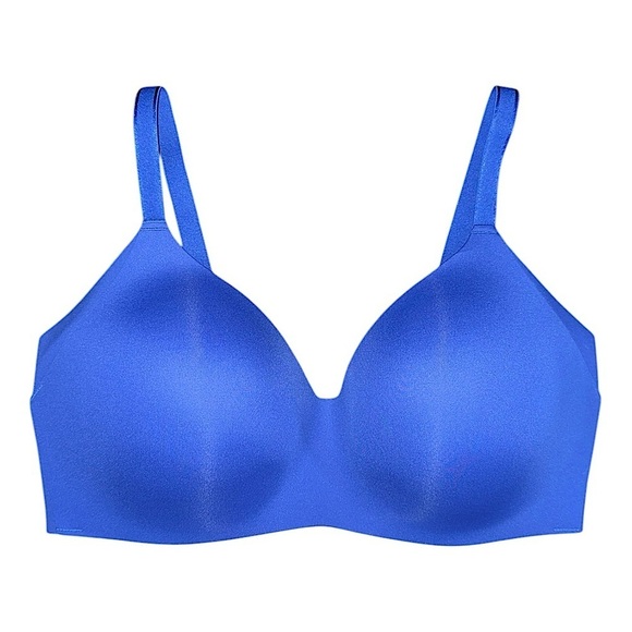 Knix WingWoman Countour Wireless Supportive Bra Cobalt 7 (36DD, 38DD, 36E/DDD) - Picture 4 of 10